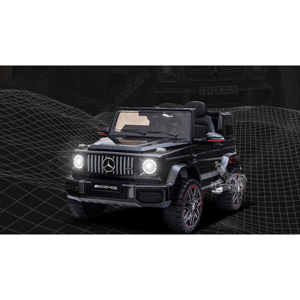 Продукт Акумулаторен джип Mercedes Benz G63 Licensed 4X4 , с меки гуми и кожена седалка - 0 - BG Hlapeta